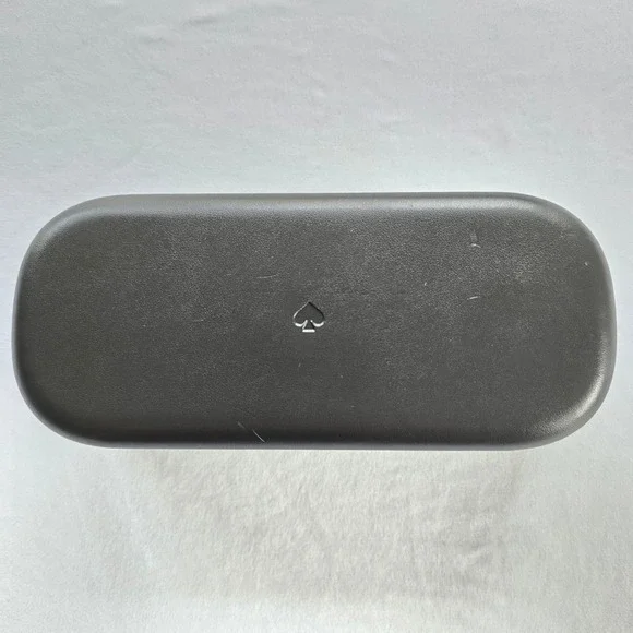 🆕️ Kate Spade New York Green Hard Shell Eyeglass Case with cloth. Case only. - Picture 3 of 7
